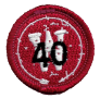 2022 Woodruff Badge for 40 years attendance Troop 268